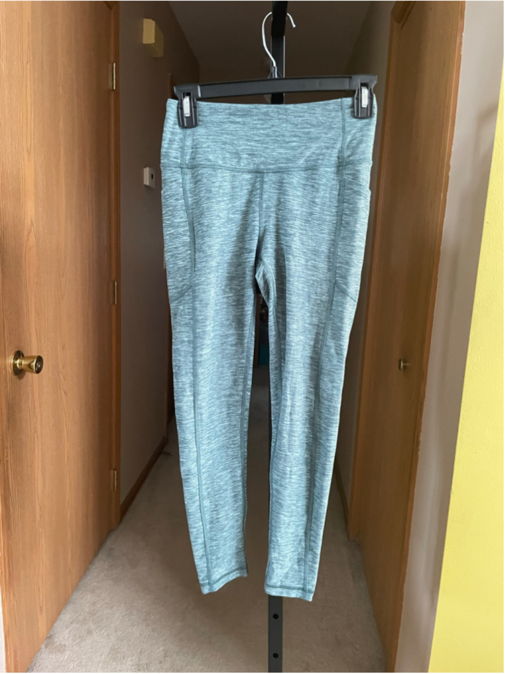 Women's Victoria's Secret Leggings Size 4 Green Grey Heathered